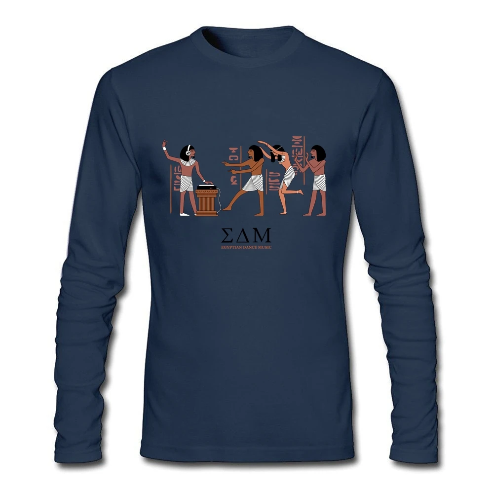 EDM футболка из хлопка с круглым вырезом и длинными рукавами на заказ Savage Мужская