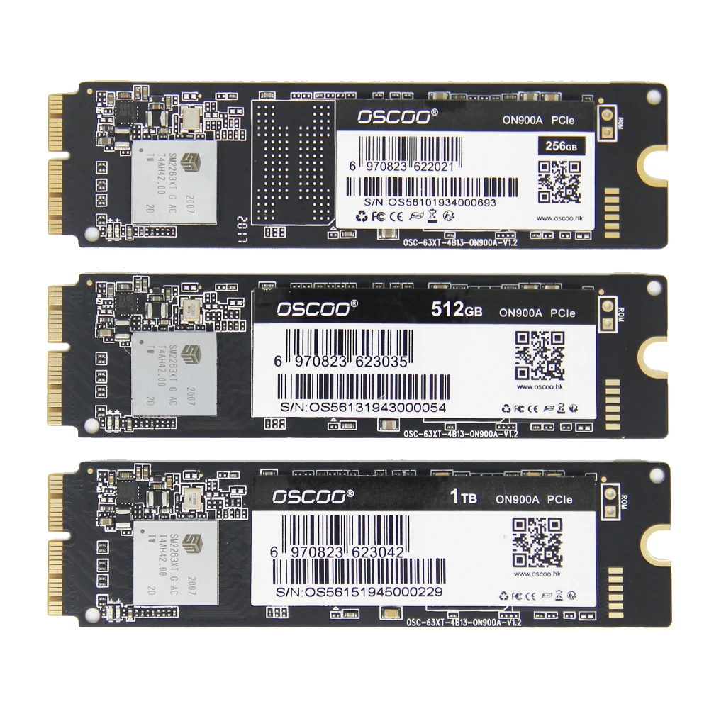 Новый SSD 256 ГБ 512 1 ТБ для Apple MacBook Pro A1502 A1398 EMC 2678 2875 2835 2674 Air A1466 A1465 EMC2631 2632