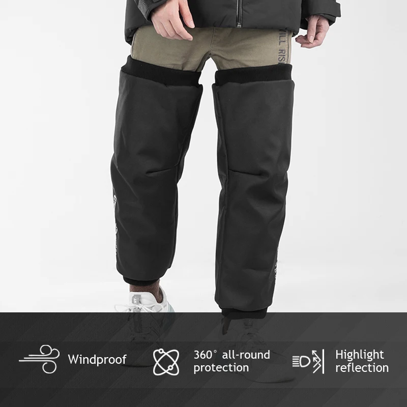 Гетры ROCKBRO ветрозащитные зимние велосипедные леггинсы для езды по снегу