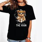 Футболка BLINGPAW Тедди с надписью I Make It Through The Rain