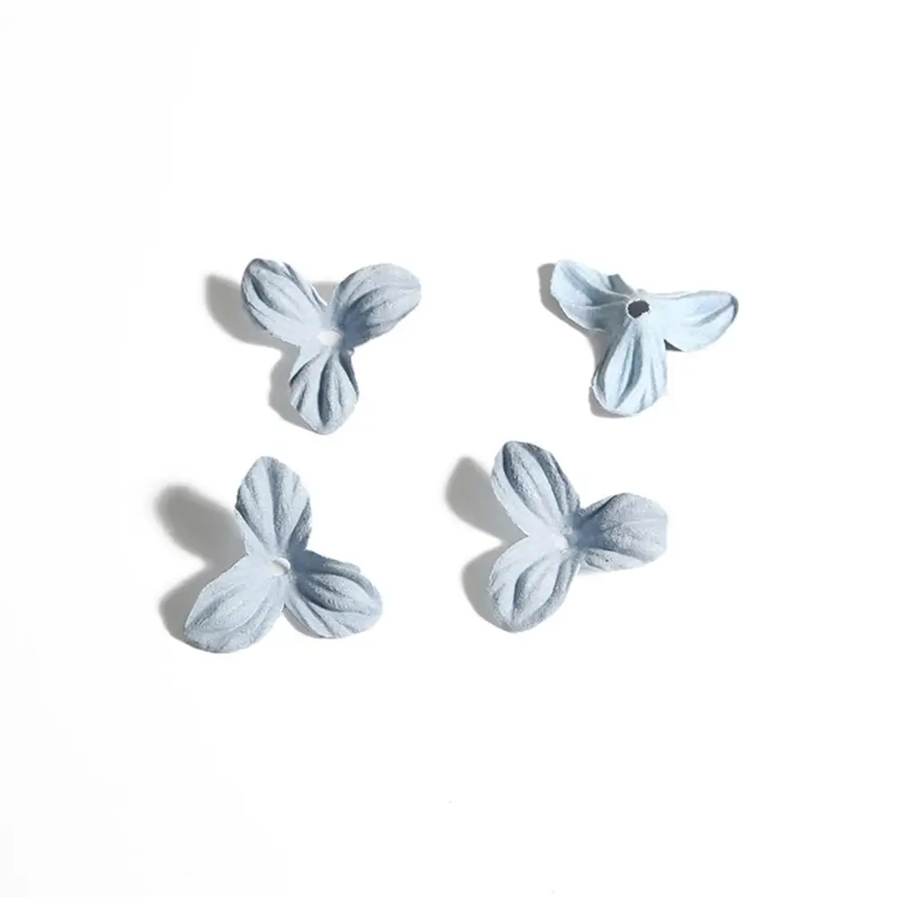 Light Blue 3 см маленькие Изысканные кожаные цветы искусственный цветок ручной работы головы Свадебные украшения DIY Скрапбукинг Ремесло поддельные цветы 30 шт - Цвет: Light Blue