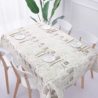 linen cotton tablecloth print color wedding birthday party table cover rectangle desk cloth wipe covers home dinner table cloth