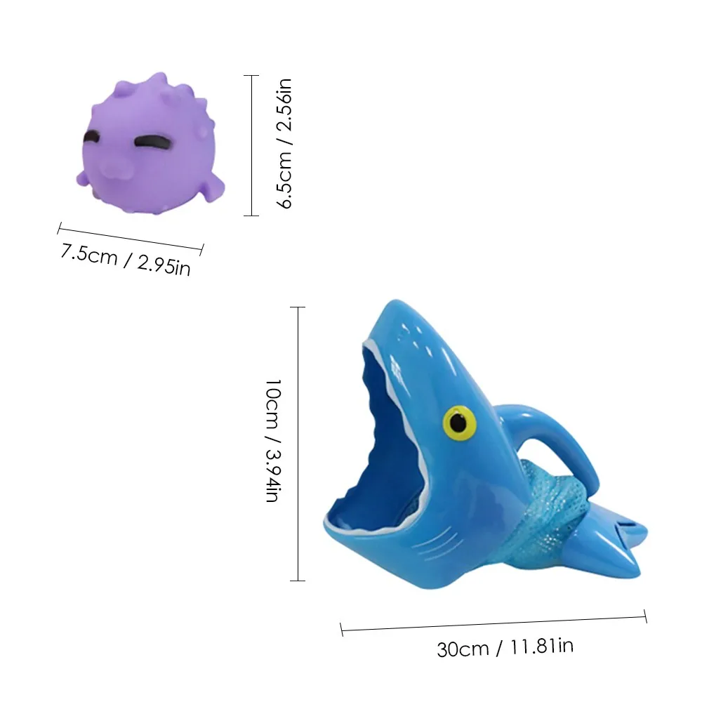 

Stereo Shark Fishing Cartoon Animal Bathing Toys Baby Fishing Toys Children Cartoon Water Toys Lovely Animal Bath Toys