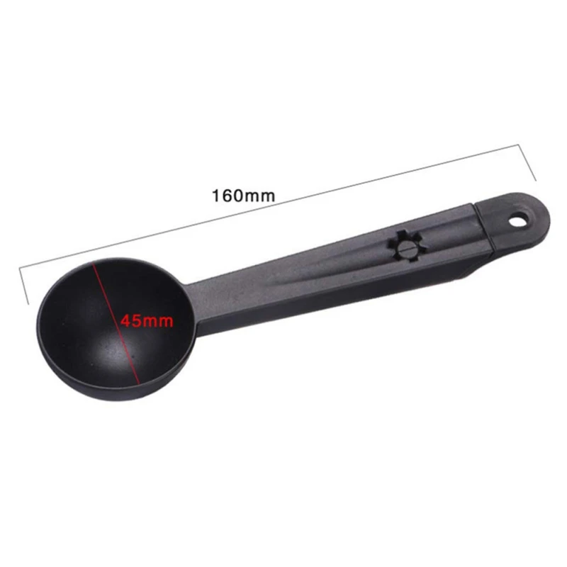 

Measuring Tamping Coffee Scoop Tamper Black Espresso Stand Plastic Multifunctional Coffee Spoons Tea Seasoning Spoon N06