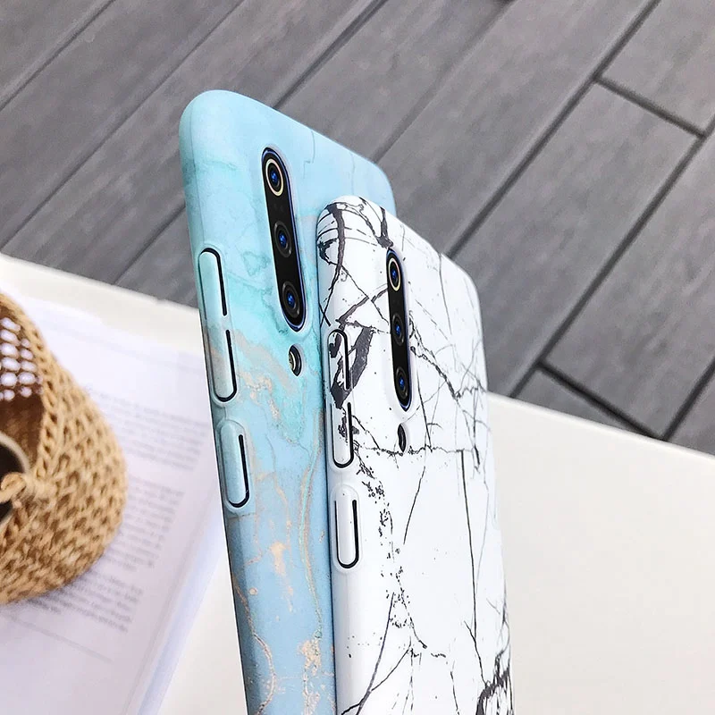 YBD мраморный узор PC Чехлы для Xiaomi Mi 9 модный жесткий чехол Coque Fundas |