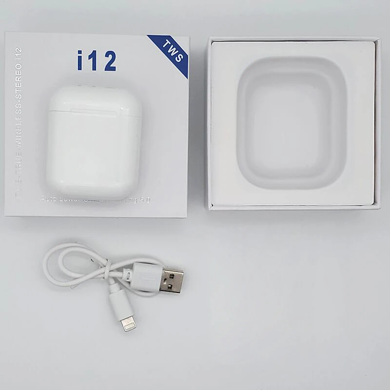 i12, TWS, беспроводные, Bluetooth 5,0, наушники, спортивные, с защитой от пота, наушники, сенсорные, портативные, наушники для i10, i20, TWS, i30, i60, i80