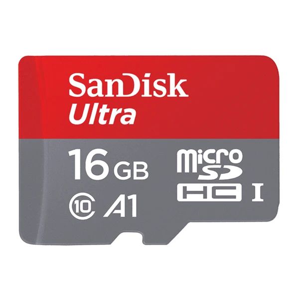 16GB Двойной флеш-накопитель SanDisk картой Micro SD объемом 16 Гб оперативной памяти, 32 Гб встроенной памяти, 64 ГБ 128 A1 слот для карт памяти 98 МБ/с. TF карты флэш накопитель usb для смартфонов - Емкость: 16GB