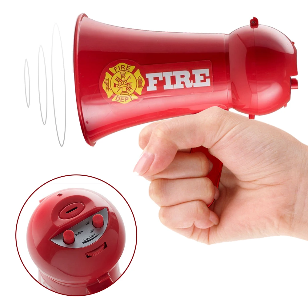 

Simulation Policeman Role Play Police Megaphone Speaker with Siren Sound Megaphone Role Play Game Accessory for Kids Toy