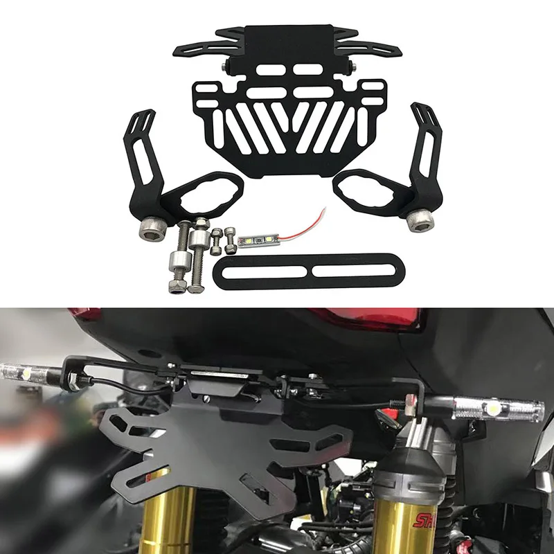 Держатель для номерного знака мотоцикла Yamaha KTM Kawasaki Ducati Honda из нержавеющей стали