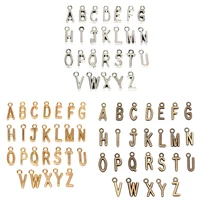 26pcslot alphabet a z charms pendents letters diy jewelry findings for jewelry making
