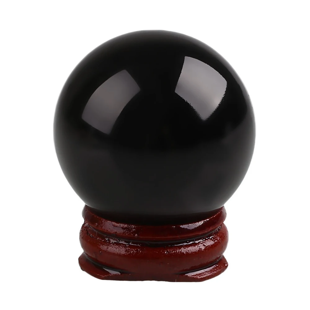 Подставка обсидиановый кристалл шар для домашнего декора Сфера креативное