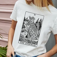 tarot card the empress t shirt 100 cotton aesthetic funny graphic tees casual harajuku art quote unisex tee tops women clothes
