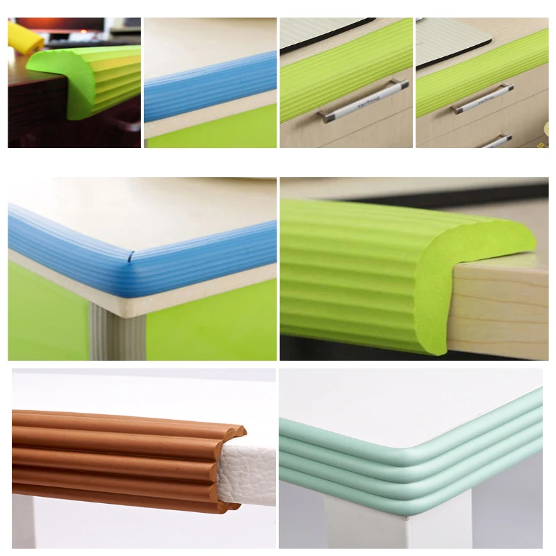 2M Edge Corner Guards Baby Safety Protection Foam Strip W Type Table Desk Protective Cover For Home Accessory | Мать и ребенок
