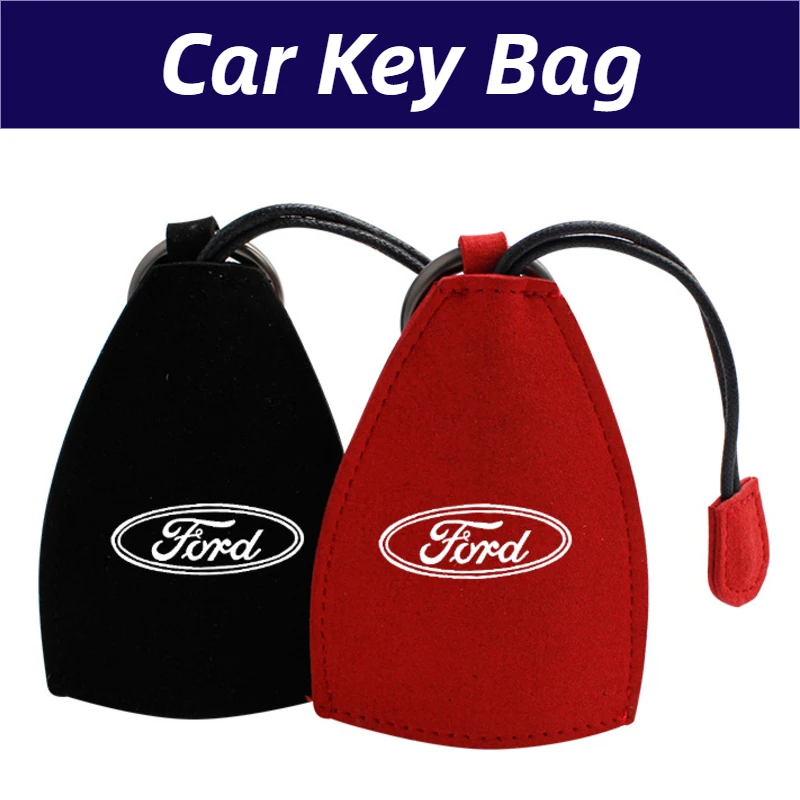 

Car Logo Key Bag For Ford Fiesta Mk7 Mk8 Transit Focus Mk2 Ranger Kuga Ecosport Edge Explorer Mondeo Escape Fusion accessories