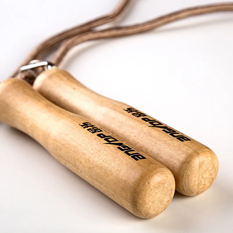 Professional Skipping Jump Rope Crossfit and Sports Fitness Fast Cotton rope with wooden handle 2.8 Meters Gym | Спорт и развлечения