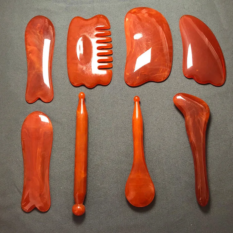 Новинка 2020 натуральный Нефритовый камень гуаша лицо тело голова шея массажный