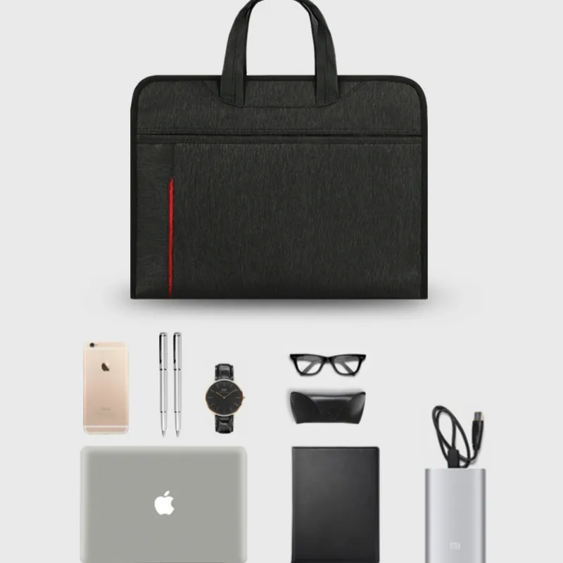 Портфель A4 для ноутбука сумка мужчин и женщин портативный органайзер деловых