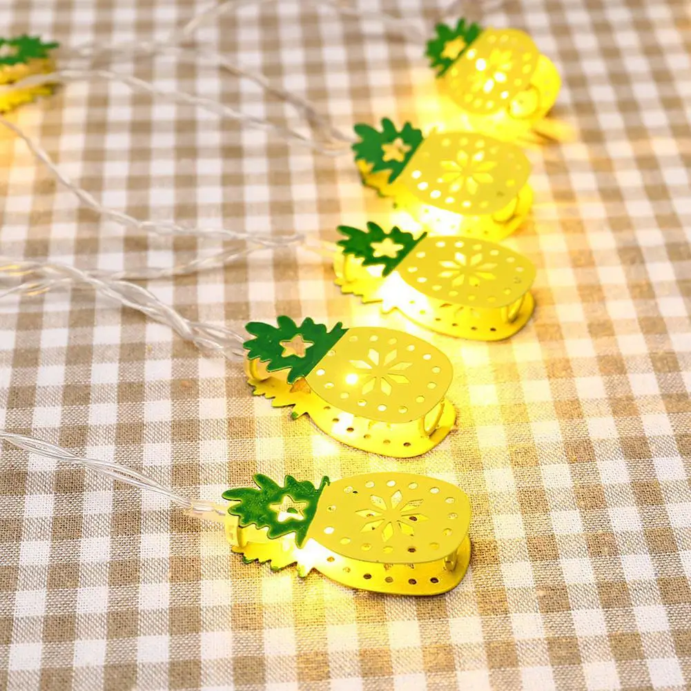 10 светодиодов сосновый конус/ананас Железный художественный светильник