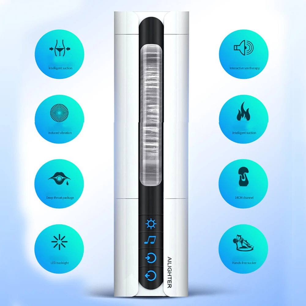 Мужской мастурбатор с глубоким горлом OLO умная чаша для мастурбации подогревом