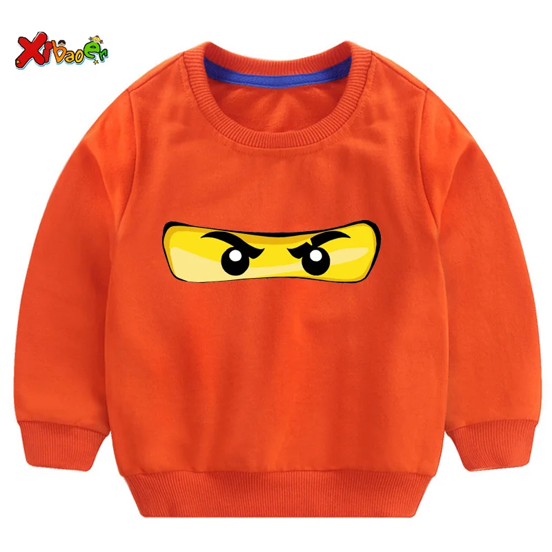 Свитшот для маленьких мальчиков Детская толстовка Белый Детский костюм крутая