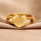 Кольцо с урной в форме сердца женское, металлическое кольцо из нержавеющей стали, памятный сувенир, подарок для нее