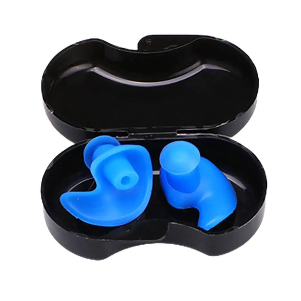 

Silicone Waterproof Ear Plugs Swimming Earplugs oordoppen Diving Surf Water Sport Swim Anti Noise Dustproof Plug bouchon oreille