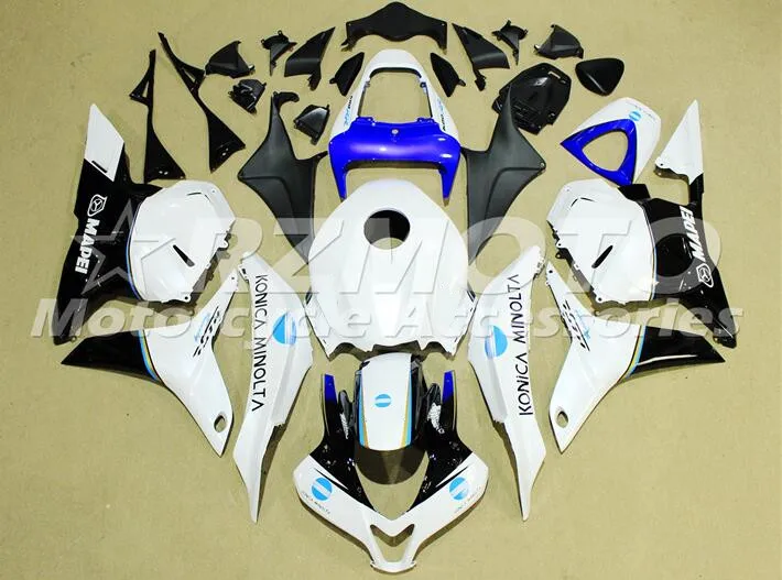 

New ABS Motorcycle whole Fairings kit Fit For Honda CBR600RR F5 2009 2010 2011 2012 09 10 11 12 Custom free white