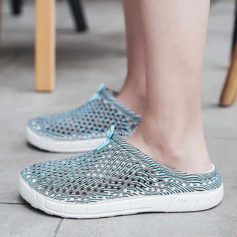 Сандалии женские камуфляжные из ЭВА пропускающие воздух шлепанцы для ходьбы