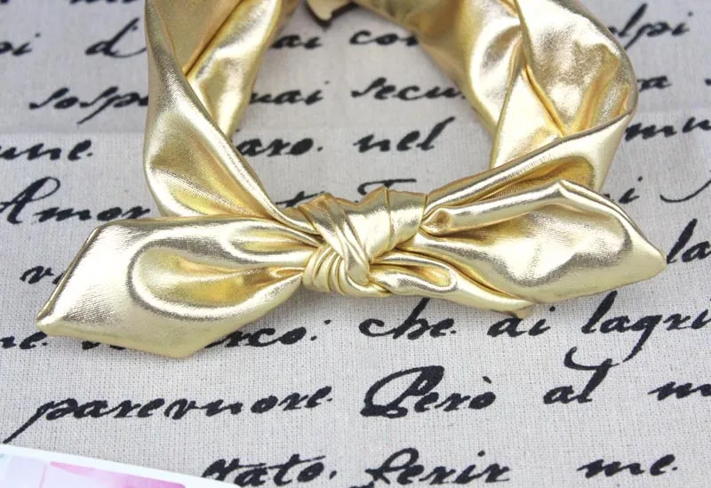 1 шт. повязка на голову с блестящим бантом для маленьких девочек бантик-ушки