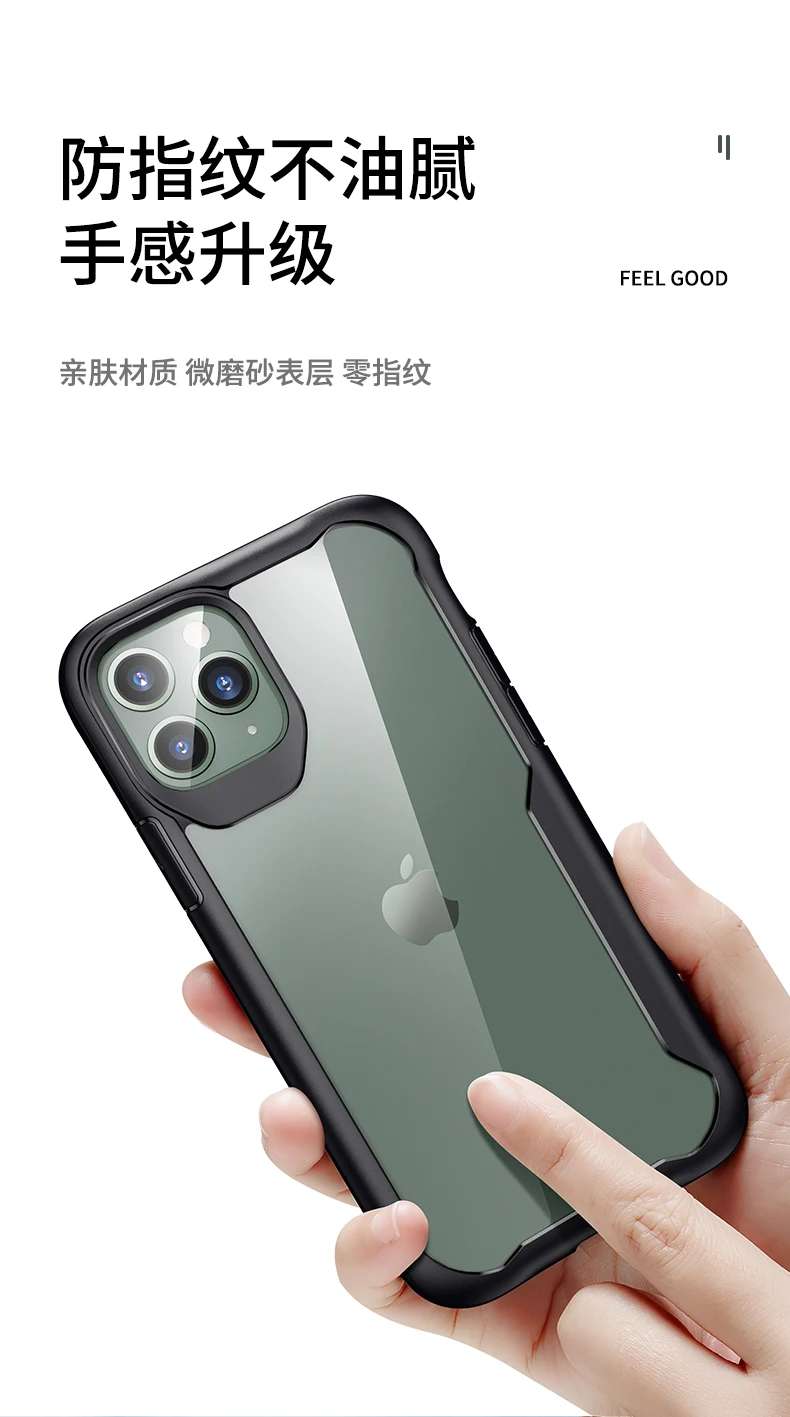 Для iphone 11 чехол прозрачный противоударный ТПУ+ PC чехол для телефона для iphone 11 pro max высокое качество