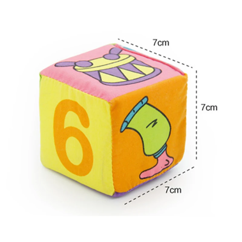 6 шт./компл. ткань строительные блоки новые детские Тряпичная Кукла Мягкая