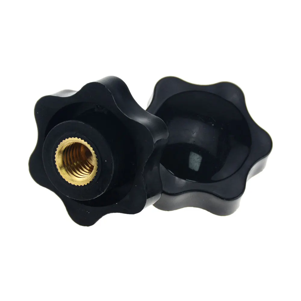 6PCS Six Stars Blind Hole M4 M5 M6 M8 M10 Plum Bakelite Hand Tighten Nuts Handle Star Mechanical Thumb Nut Impassable | Обустройство
