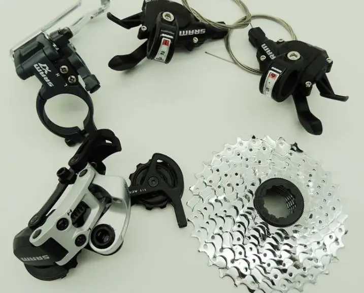 Sram S500 3*9S MTBbicycle триггерный переключатель передач для велосипеда + X5 передний