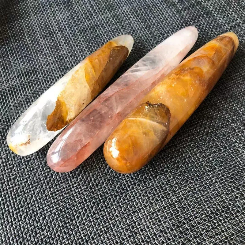 

Natural Crystal frie quartz hot massage wand crystals healing stones for gifts