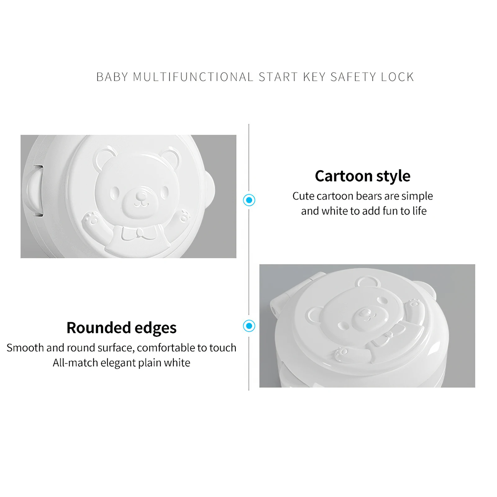 

2pcs Car Washing Machine Computer Safety Locks Baby Kids Safety Care Plastic Locks Straps Infant Baby Safety Lock Protection