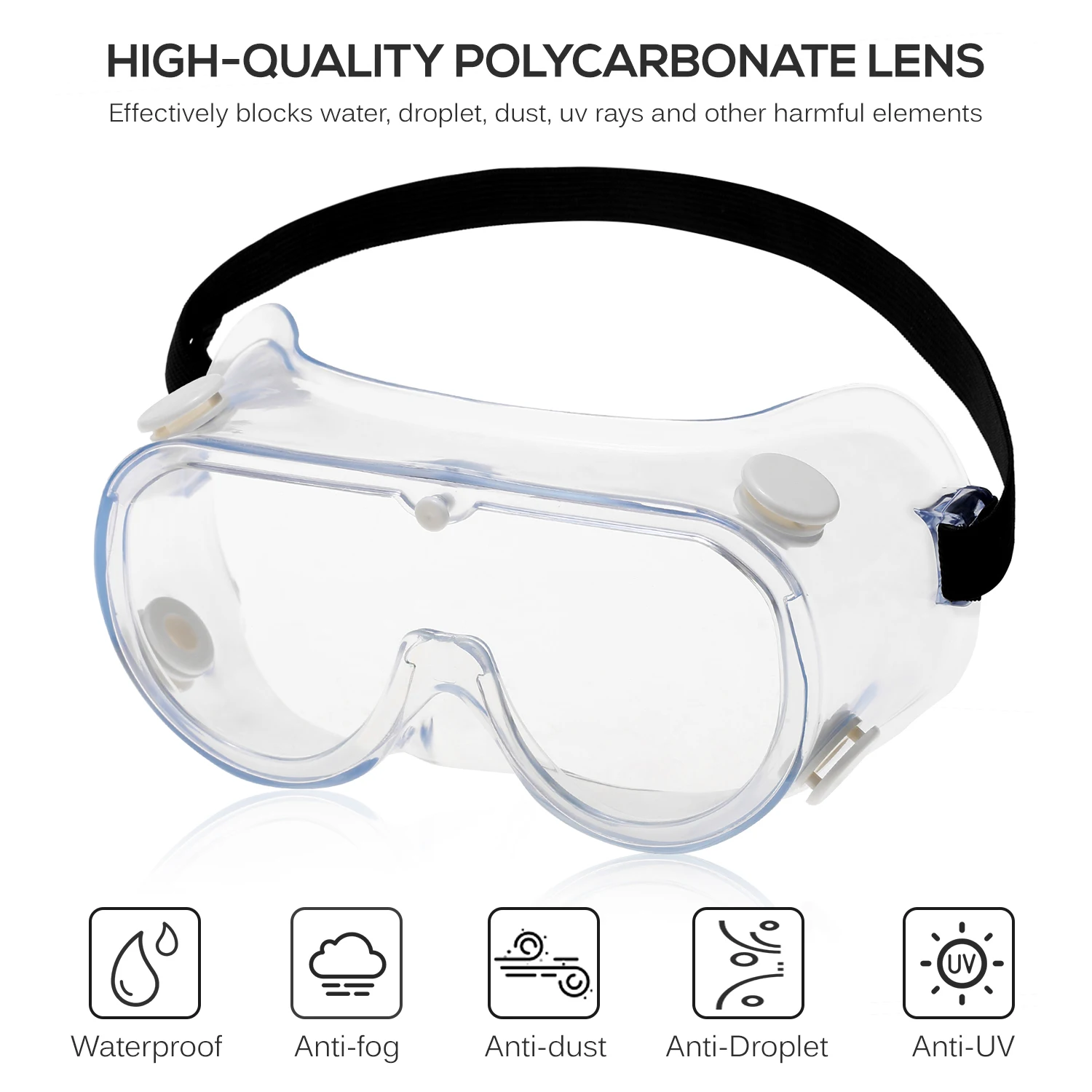 

Outdoor Protective Glasses Safety Protection Anti-fog Anti-splash Fully Sealed Sand-proof Wind-proof Goggles Eye Protection