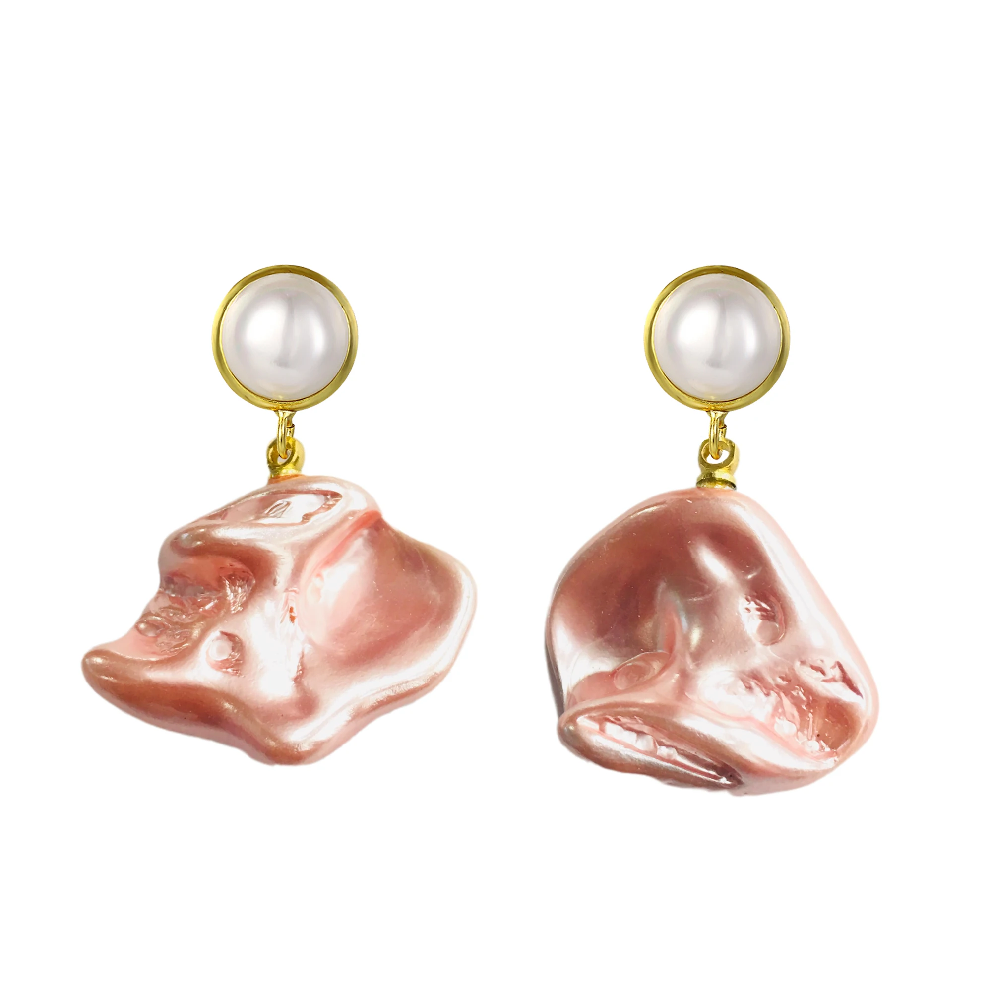 Женские нестандартные Серьги Подвески 9 цветов новинка 2020 простой золотистый