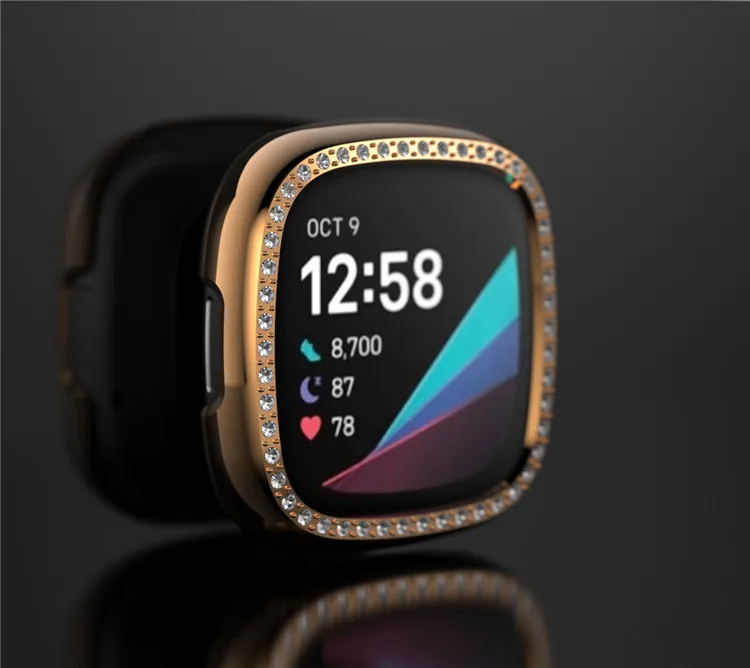 Прозрачный защитный чехол для Fitbit Versa 3/Sense оболочка часов Защитная пленка экрана