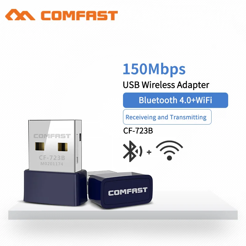2 4G USB WiFi адаптер 150 Мбит/с Wifi приемник беспроводная сетевая карта Bluetooth 4. 0 Адаптер