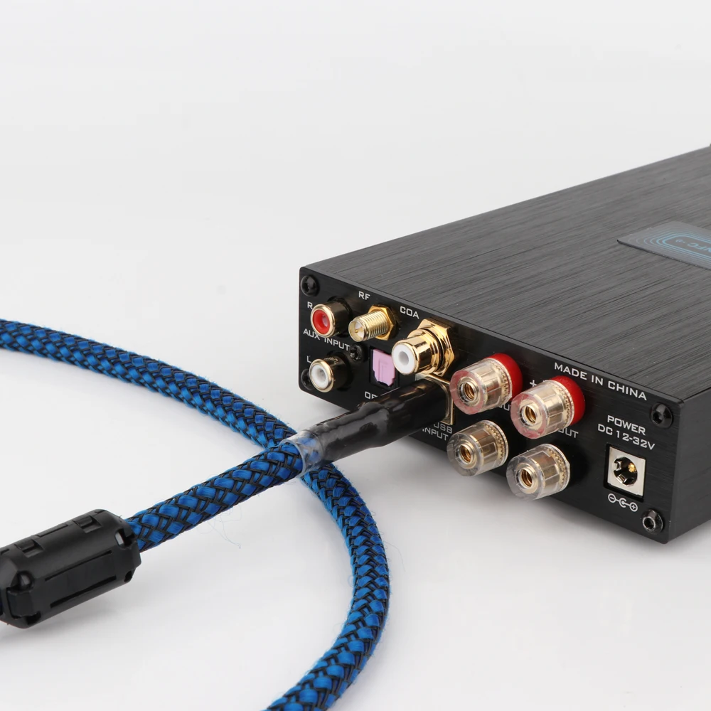 USB кабель DAC с золотым покрытием 2/3/5 фута аудиокабель A B OCC Hi Fi