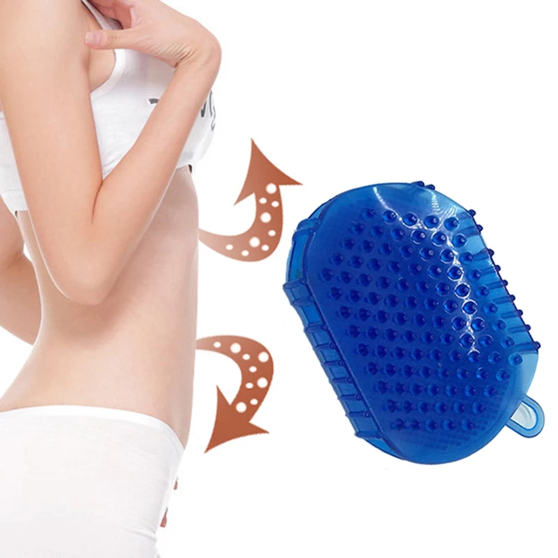 1 шт. мягкие силиконовые массажные перчатки для пилинга тела ванны