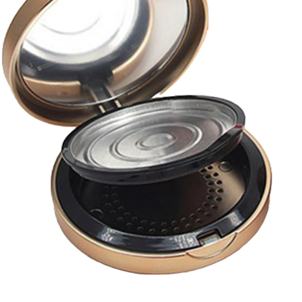 

Double Layer Cosmetic Concealer Foundation Powder Container Case Holder Box Jar