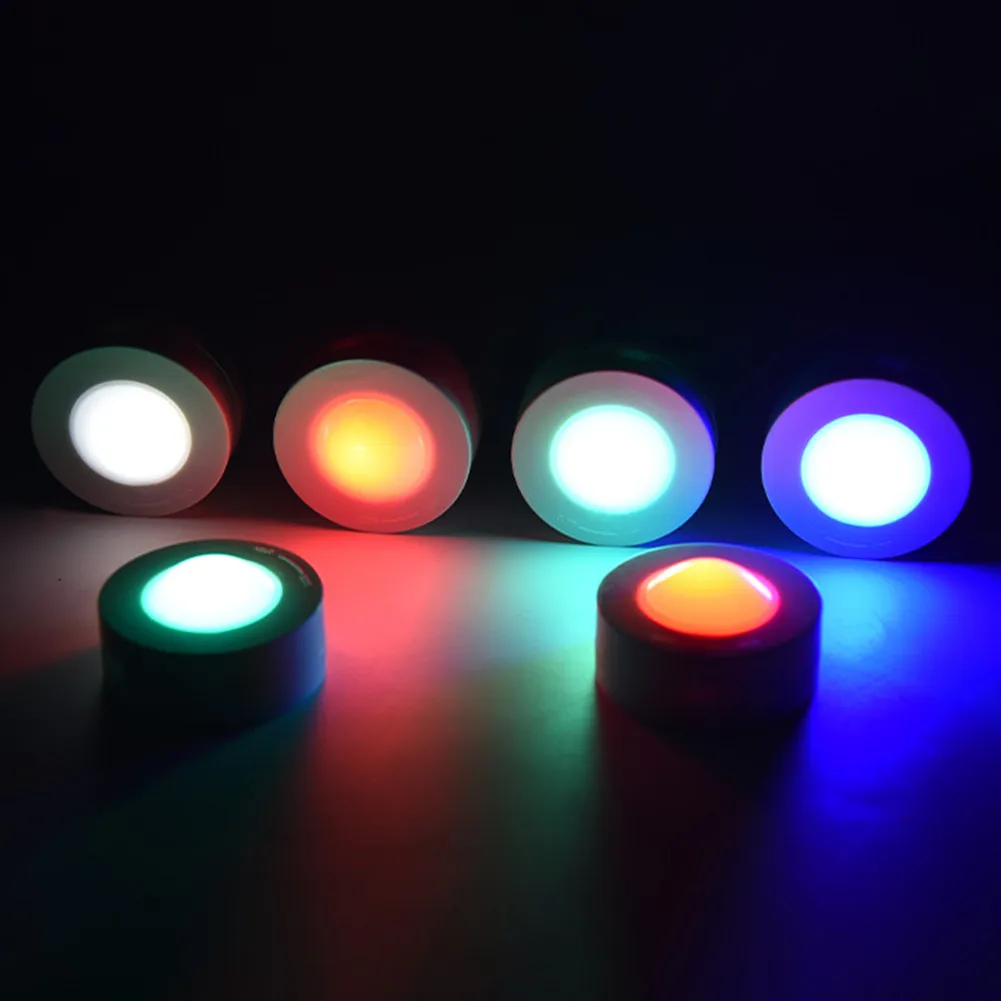

4PCS Under Cabinet Lights RGB With Remote LED Lights 12 Colors Touch Dimmable Under Cabinet Lights With Remote