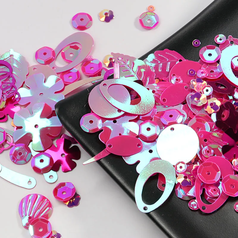 Смешанные блестки цветок круглая жемчужная раковина ручной работы сделай сам