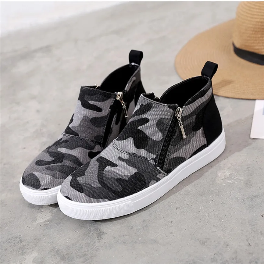 Леопардовые камуфляжные ботинки на двойной молнии в европейском и американском