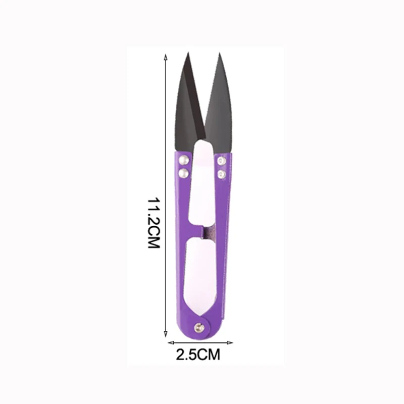Purple Scissors Cutting Yarn Sewing Tailor For Cross Stitch Embroidery Cutter Fabric Thread Lace DIY Shears Accessory | Дом и сад