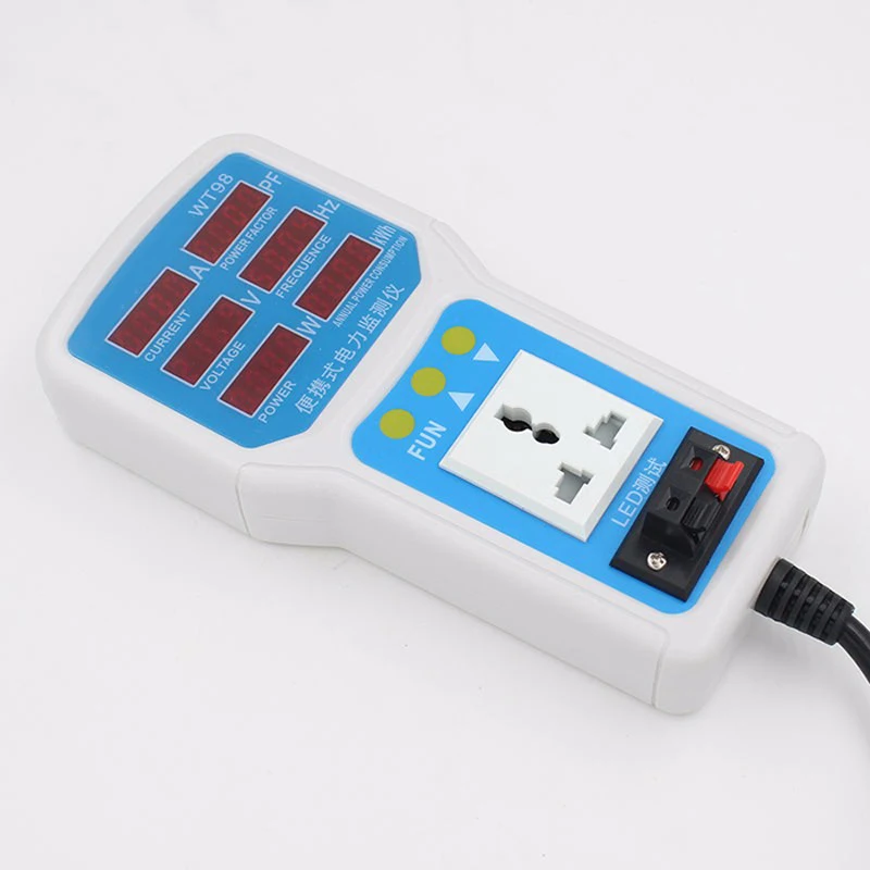 Штепсельная Вилка европейского стандарта электрическая энергия монитор розетка