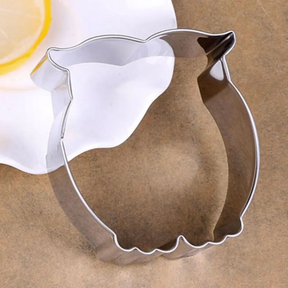 

Animals Owl Stainless Steel Cookie Cutter Biscuit Molds Cake Fondant Bread Sandwich Cutter Mould Baking Pastry Decorating Tools