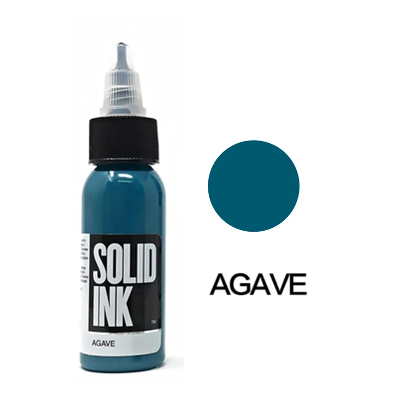 agave Набор перманентных чернил для татуажа tinta, пигмент для татуажа, пигмент для татуажа, biomaser dynamic ink - Цвет: agave