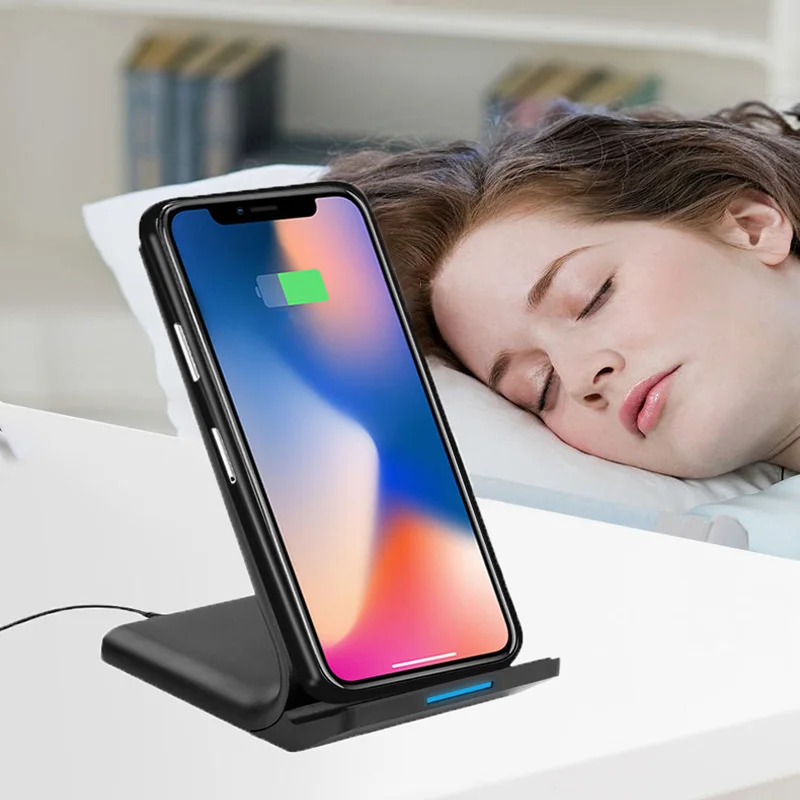 

YANLANG 10W Qi Wireless Charger desk Stand For iPhone SE2 X XS XR 11 Pro 8 xiaomi 9 3 Fast Charging Dock Station Phone Charger